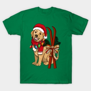 Christmas labrador puppy T-Shirt